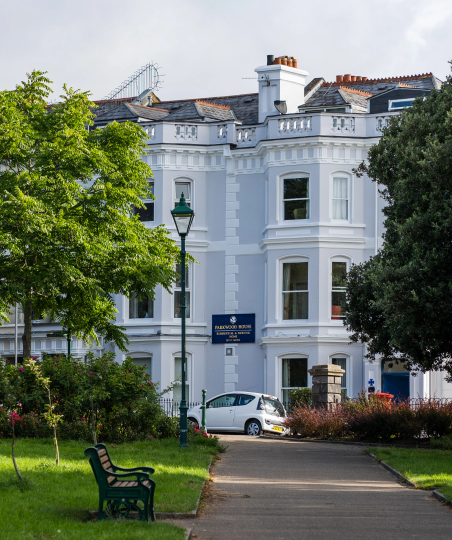 outside shot of Parkwood House