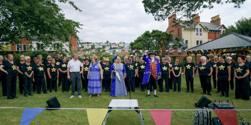Dawlish town crier opens festivities at Sefton Hall's 20th anniversary celebrations