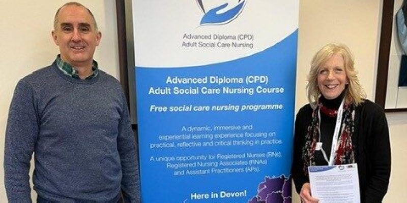 Margot and Sean nursing diploma